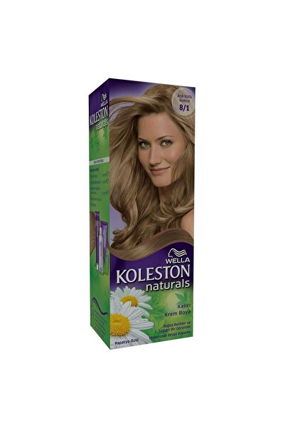 wella koleston Koleston Naturals Saç Boyası 8/1 Açık Küllü Kumral