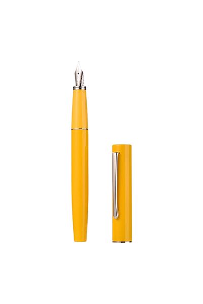 Choice EF YE New Hongdian C2 Mystery Explorer Classic Metal Fountain Pen EF/F Polished Plain Nib School Off