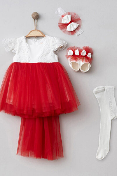 Cantoy Kız Bebek Roba Güpür Kuyruk Detaylı Mevlüt Set