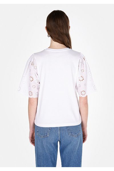 Colin's Regular Fit Women's White Short Sleeve T-Shirt