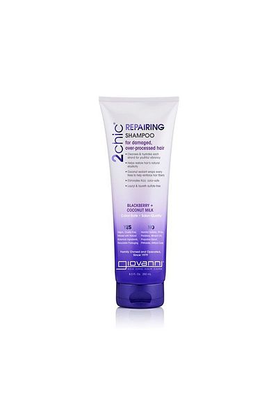 Giovanni Giovanni 2chic Blackberry & Coconut Milk Repairing Shampoo, With Blackberry & Coconut Milk, 250 ml