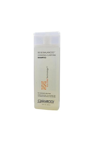 Giovanni Giovanni 50:50 Balanced Hydrating-Clarifying Shampoo, Infused with Eco Chic Technology, 250 ml