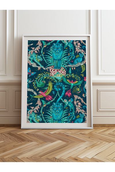 HOMEPACK Single Wooden Framed Painting One Piece Poster Painting Tk/1051