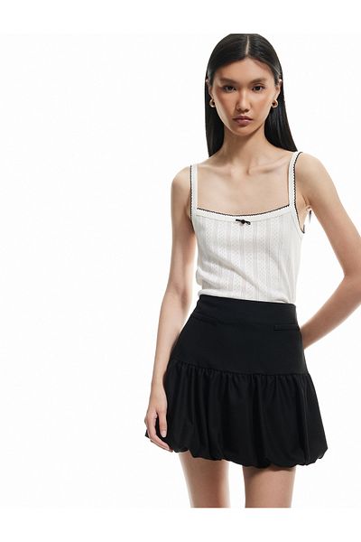 Koton Slim Fit Βαμβακερό ριμπ Εσωρούχο με λεπτομέρεια αντίθεσης