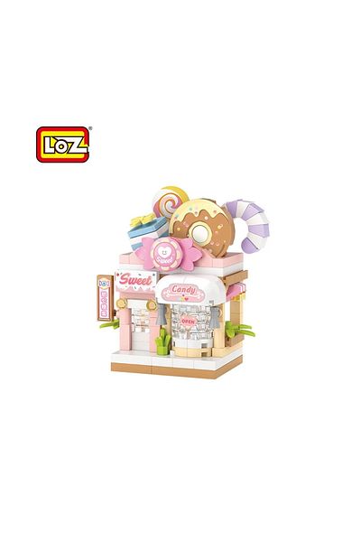 welcomein 150 Pieces Loz Block Toy Mini Candy Shop Candy Sop