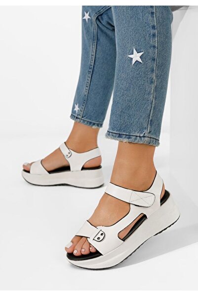 B T Shoes Sandale sport dama Blueberry albe