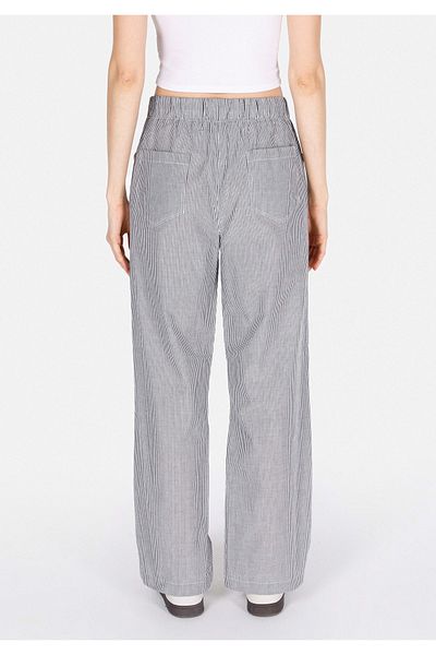 Colin's Straight Fit High Waist Wide Leg Women's Anthracite Trousers