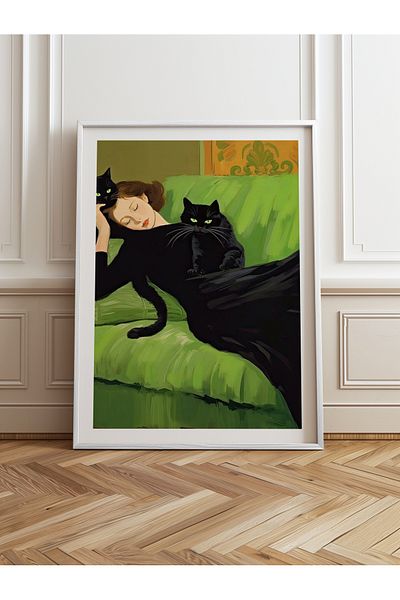 HOMEPACK Single Wooden Framed Painting One Piece Poster Painting Tk/1058