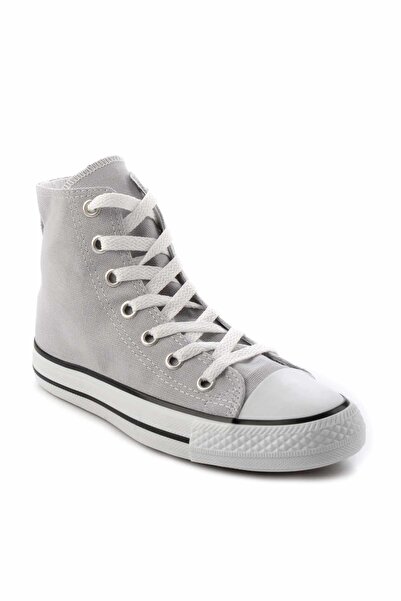 Bambi Šedé plátěné dámské boty pro volný čas K01688010418