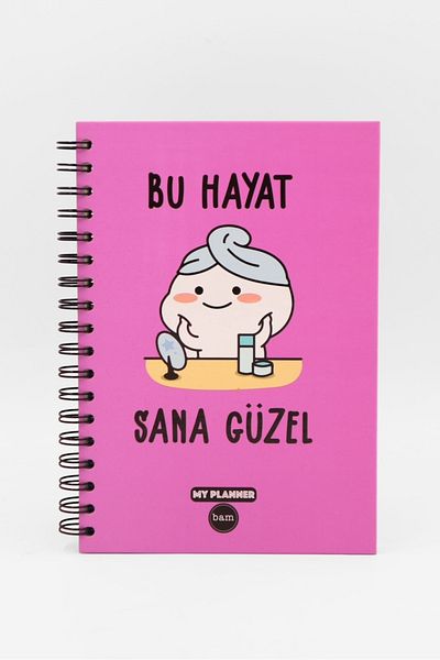 EFBUTİK Планер с халки - Дневник „Този ​​живот е добър за теб“