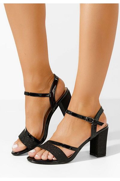 B T Shoes Sandale elegante Alonza negre