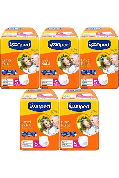 Canped Patient Diapers Absorbent Panties - S-Small Small, 45 Pieces (5Pk*9)