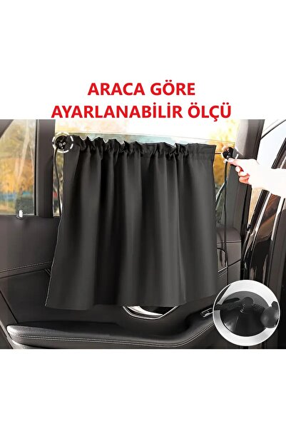 ZEYZEN 2 Adet Oto Yan Cam Perde Araç Arka Cam Güneşlik Bebek Çocuk Için Gölgelik Araba Perdesi