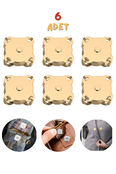 Kardelux Αξεσουάρ με μαγνήτη για την επιτάξεια τσάντας - 6 τεμάχια