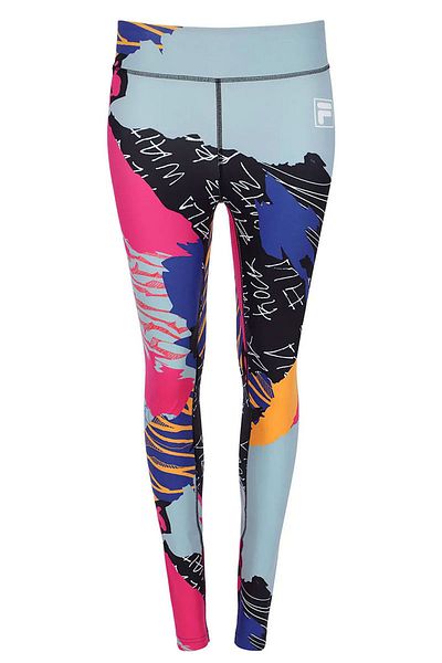 Fila Γυναικεία κολάν Allover Print Leggings LW 411144