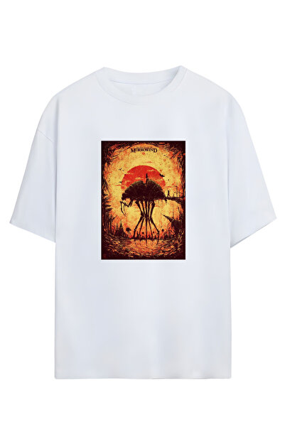 PERISENSE تي شيرت قطني ممشط كبير الحجم 100% قطن - تي شيرت صيفي مريح وفضفاض مط...