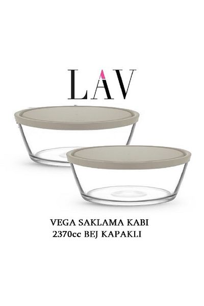 LAV Feyzade Vega 2370Cc Storage Container 2 Pieces