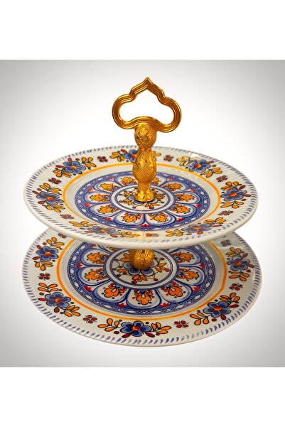 DUKKANI ISTANBUL Capri 2 katlı kurabiyelik Blue Dome