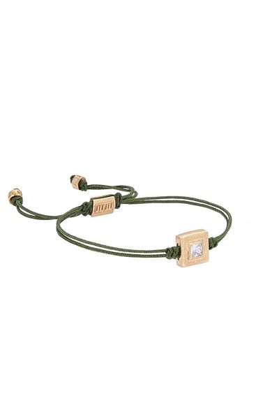 Juju Square Bracelet with White Stones