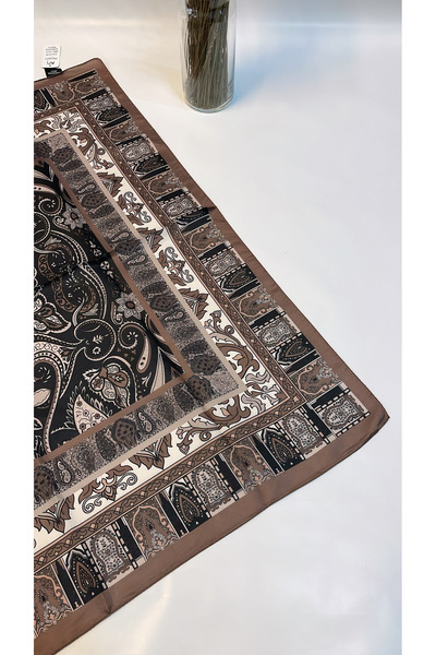 Onur Φουλάρι - Γυναικείο Μαλακό Φουλάρι με Βαμβακερό Εθνοστικό Σχέδιο