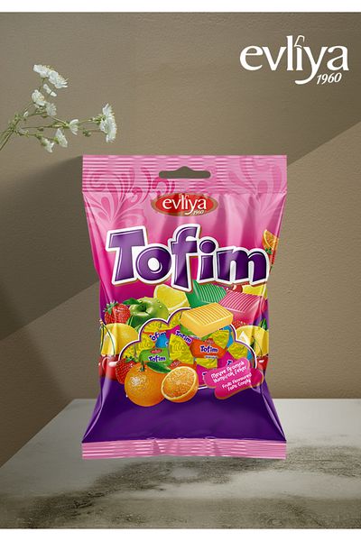 Evliya Şekerleme Tofim Fruit Soft Candy 350 Gr