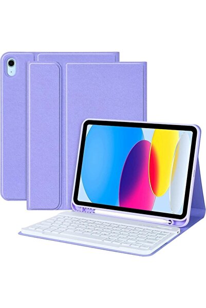 UnDePlus Apple Ipad Air 11inç M2/m3 Air 4/5.nesil 10.9 Uyumlu Kılıf Kablosuz Klavyeli Türkçe