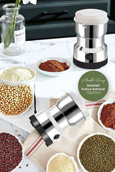 Mallame Pratik Çok Amaçlı Elektrikli Kahve Çekirdeği, Baharat ve Bakliyat Çeş...