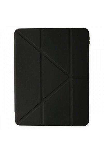 UnDePlus iPad Air 11inç M4/M3/M2 Air 4/5.nesil 10.9 Uyumlu Kılıf Kalem Şarj Bölmeli Case Siyah