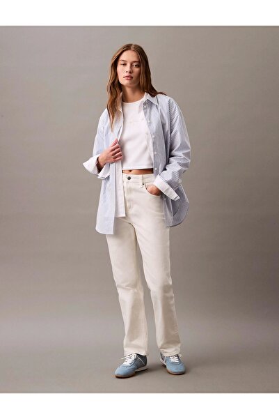 Calvin Klein A- MONOGRAM BABY TEE Kadın T-shirt LV047AB802-YAA