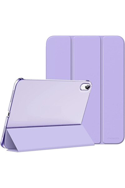 UnDePlus iPad Air 11inç M4/M3/M2 Air 4/5.nesil 10.9 Uyumlu Kılıf Pu Deri Smart Standlı Case Flip Lila