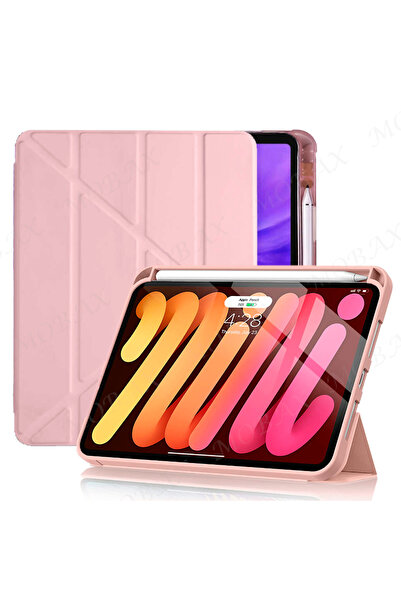 UnDePlus Apple Ipad Air 11inç M2/m3 Air 4/5.nesil 10.9 Uyumlu Kılıf Kalem Bölmeli Trifolding Case