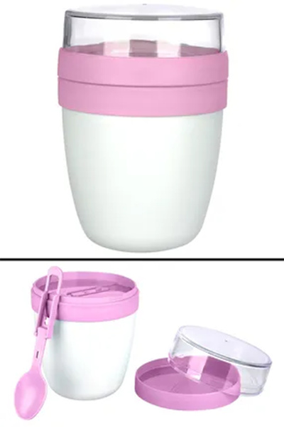 Titiz Mixmego Muesli Container 650 ml Yogurt Oat Storage Container Nutrition Container