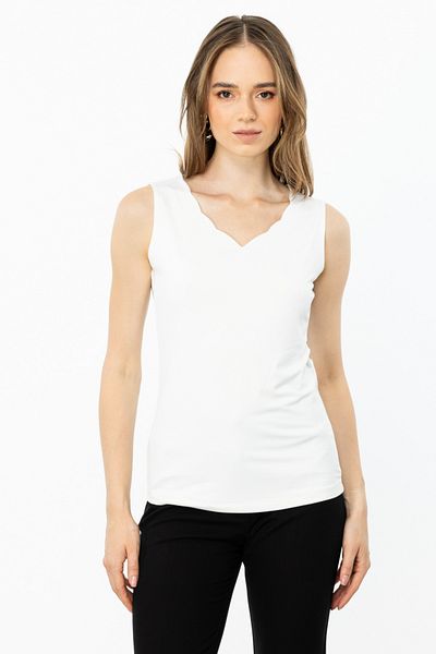 ON Basic Slice Collar Tank Top