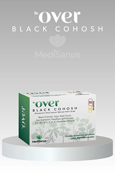 Dr over Black Cohosh, Karayılan Otu, Soya, Red Clover, Sarı Kantaron, Passiflora Içeren Gıda Tak. 1 Kutu