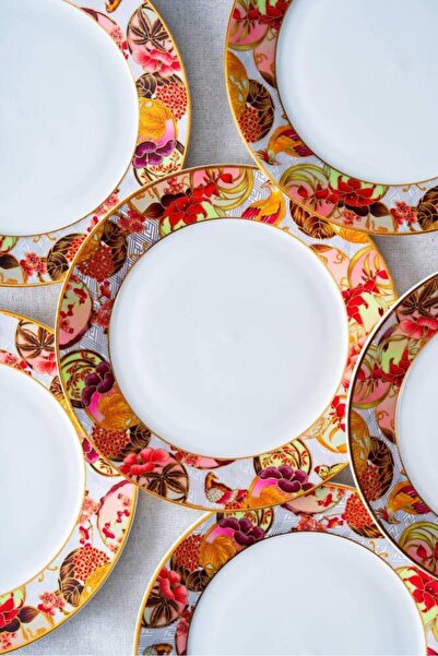 ÇIRPAN EV DREAM 6'LI PASTA TABAK DESEN2 21CM