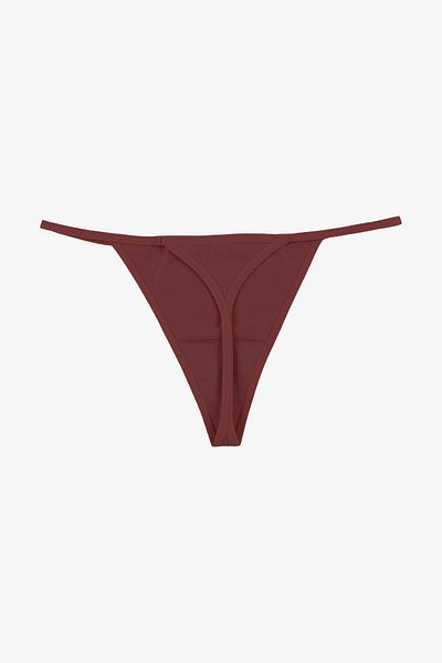koza iç giyim Women's Cotton Basic Thong Panties 3 Pack