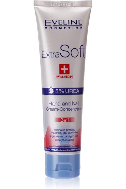 Eveline Cosmetics Eveline Extra Soft Hand and Nail Cream 3-in-1 for Dry Skin ...