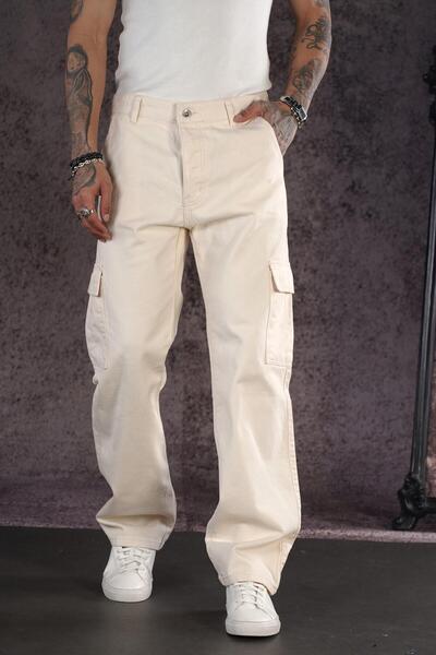 king brich Ανδρικό τζιν παντελόνι Baggy Fit Pocket