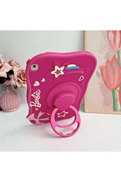 UnDePlus İpad Air 11inç M2/m3 2025-2024 Uyumlu Çocuk Kılıfı Cute Dolls Standlı Eğlenceli 3d Karekterli