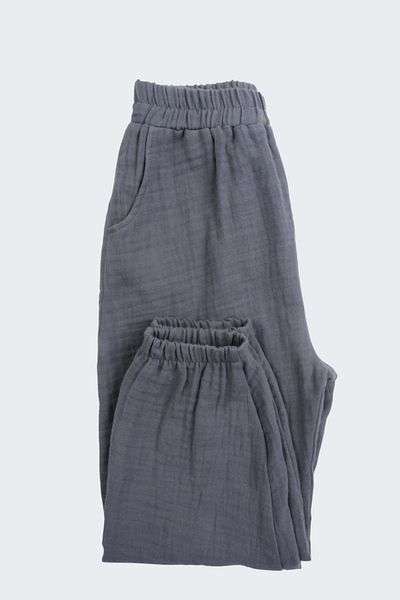 ÇİTİL Unisex Children's Bürümcük Muslin Organic Trousers 2-8 Years