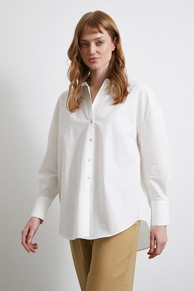 Never more White Classic Shirt