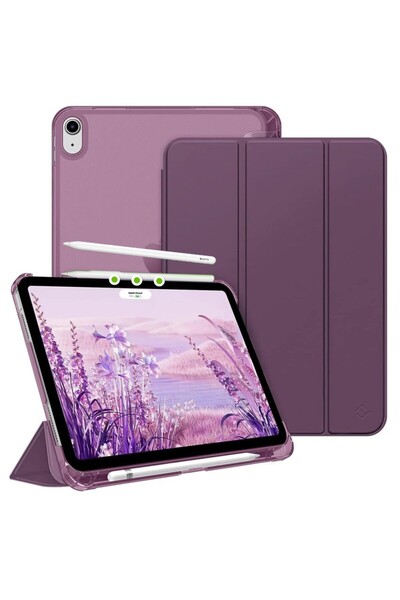 UnDePlus İpad Air 11inç M2/m3 2025-2024 Uyumlu Kılıf Flip Cover Kalem Bölmeli Pc Case