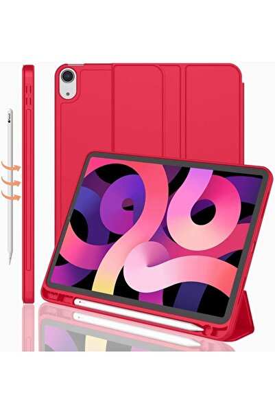 UnDePlus İpad Air 11inç M2/m3 Air 4/5.nesil 10.9 Uyumlu Kılıf Kalem Bölmeli Smart Case