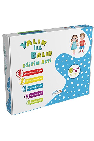 Doku AES Yayınları Yalın Ile Balın Eğitim Seti (60-72 AY)
