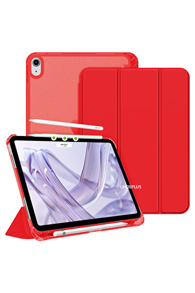 UnDePlus Apple Ipad Air 11inç M2/m3 Air 4/5.nesil 10.9 Uyumlu Kılıf Pu Deri Smart Standlı Case Flip