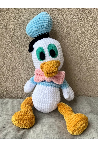 KayNal Amigurumi Kadife Örgü Oyuncak Uyku Arkadaşı