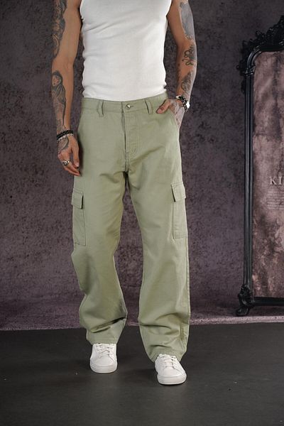 king brich Ανδρικό τζιν παντελόνι Baggy Fit Pocket