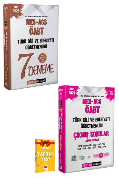 Pegem Akademi Yayıncılık 2026 Pegem AGS ÖABT Türk Dili ve Edebiyatı Öğretmenl...