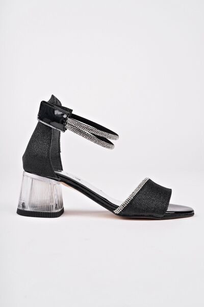 AYS SHOES Princess Kız Çocuk Tek Bant Işıklı Topuklu Ayakkabı