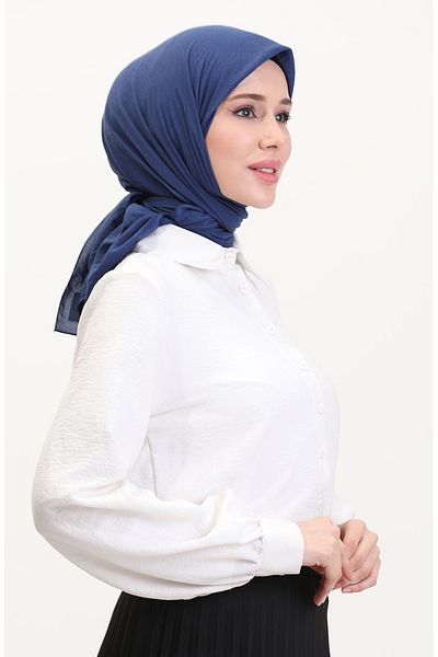 sefamerve Μαλακό κασκόλ Candyy 19097-04 Navy Blue